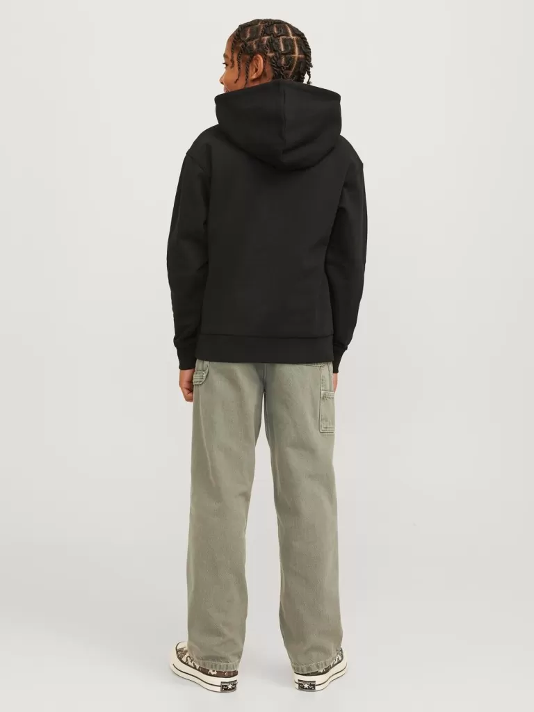 JACK & JONES Jeansy^JJIALEX JJCARPENTER AKM SN 140 JNR Jeansy o kroju baggy Junior Zielony