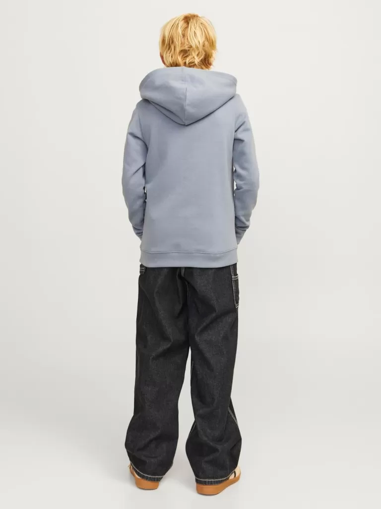 JACK & JONES Jeansy^JJIALEX JJCARPENTER MF 056 SN JNR Jeansy o kroju baggy Junior Czarny