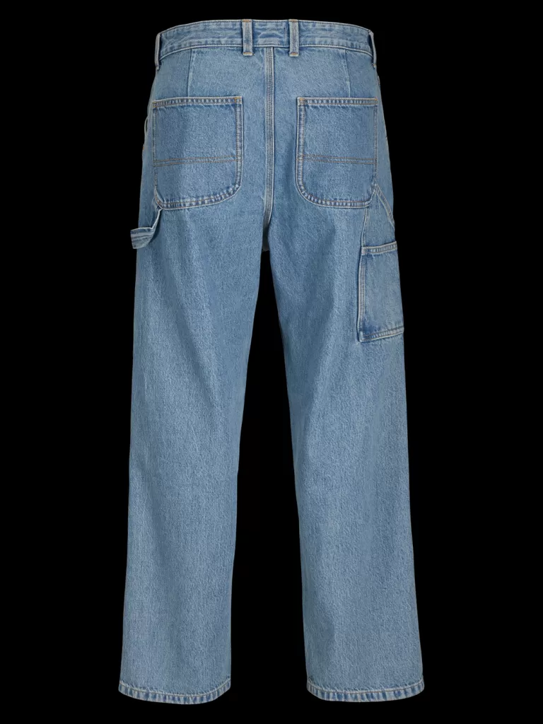 JACK & JONES Jeansy^JJIALEX JJCARPENTER SBD 841 LN JNR Jeansy o kroju baggy Junior Niebieski