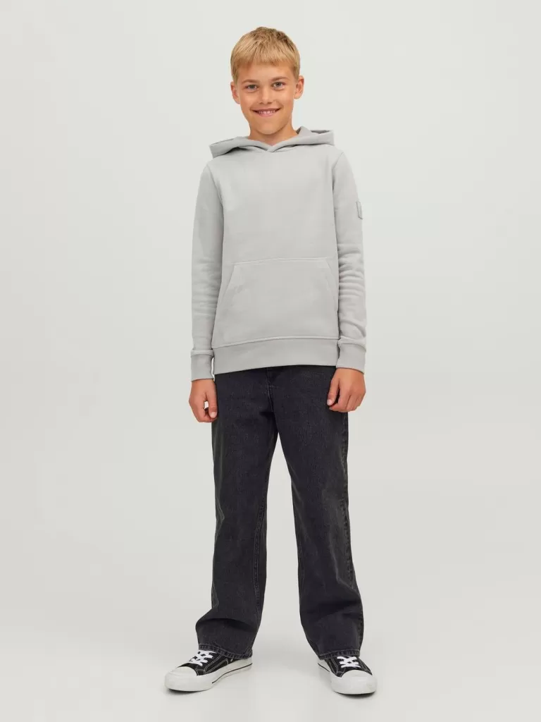 JACK & JONES Bestsellery | Jeansy^JJIALEX JJORIGINAL AKM 823 NOOS JNR Jeansy o kroju baggy Junior Czarny