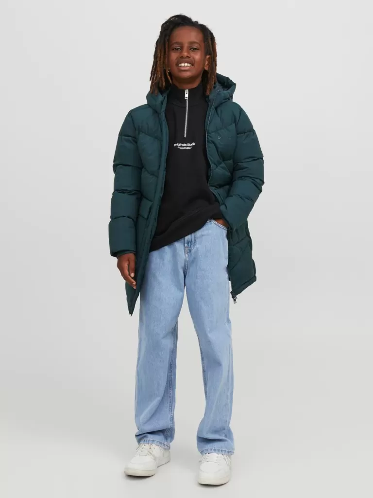 JACK & JONES Bestsellery | Jeansy^JJIALEX JJORIGINAL AKM 710 NOOS JNR Jeansy o kroju baggy Junior Niebieski
