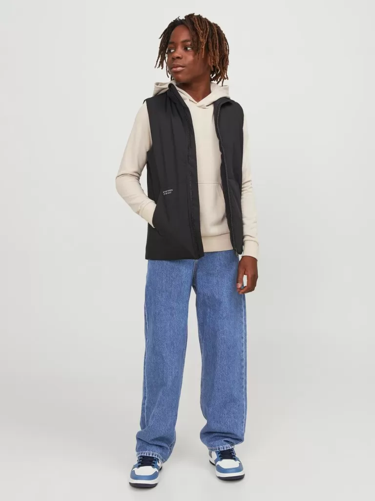 JACK & JONES Bestsellery | Jeansy^JJIALEX JJORIGINAL AKM 412 NOOS JNR Jeansy o kroju baggy Junior Niebieski