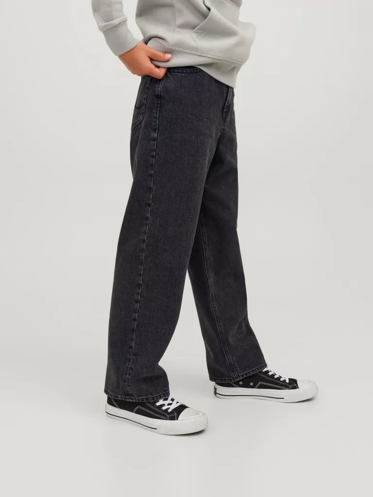 JACK & JONES Bestsellery | Jeansy^JJIALEX JJORIGINAL AKM 823 NOOS JNR Jeansy o kroju baggy Junior Czarny