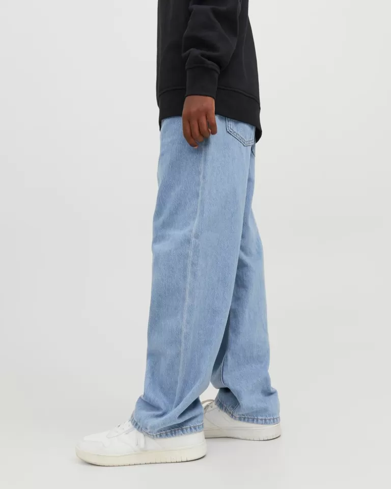 JACK & JONES Bestsellery | Jeansy^JJIALEX JJORIGINAL AKM 710 NOOS JNR Jeansy o kroju baggy Junior Niebieski