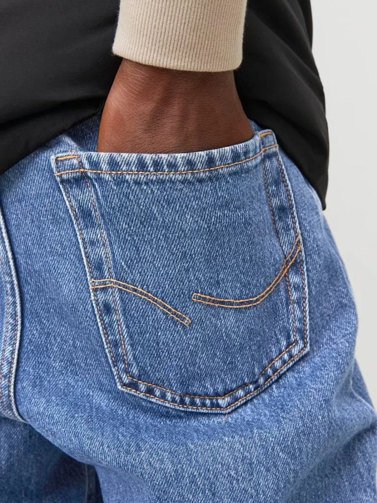 JACK & JONES Bestsellery | Jeansy^JJIALEX JJORIGINAL AKM 412 NOOS JNR Jeansy o kroju baggy Junior Niebieski