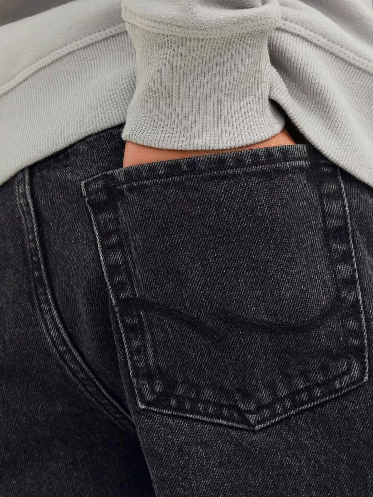 JACK & JONES Bestsellery | Jeansy^JJIALEX JJORIGINAL AKM 823 NOOS JNR Jeansy o kroju baggy Junior Czarny