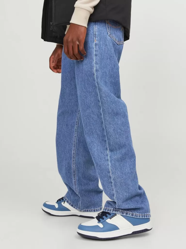 JACK & JONES Bestsellery | Jeansy^JJIALEX JJORIGINAL AKM 412 NOOS JNR Jeansy o kroju baggy Junior Niebieski