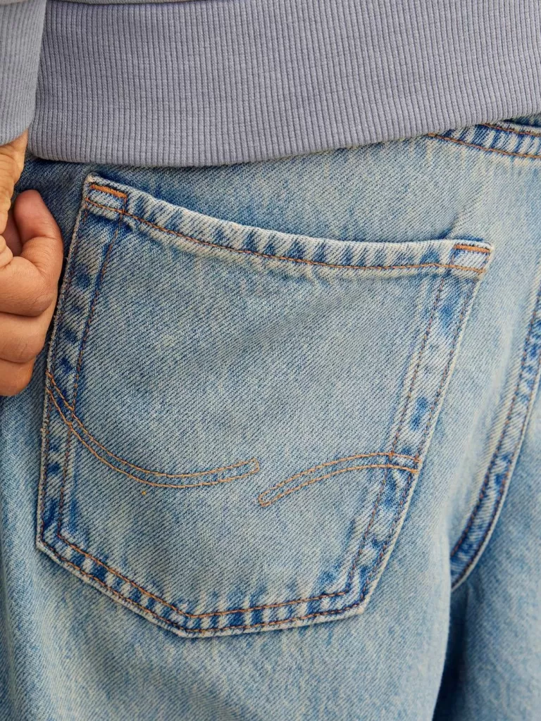 JACK & JONES Bestsellery | Jeansy^JJIALEX JJORIGINAL MF 607 SN JNR Jeansy o kroju baggy Junior Niebieski