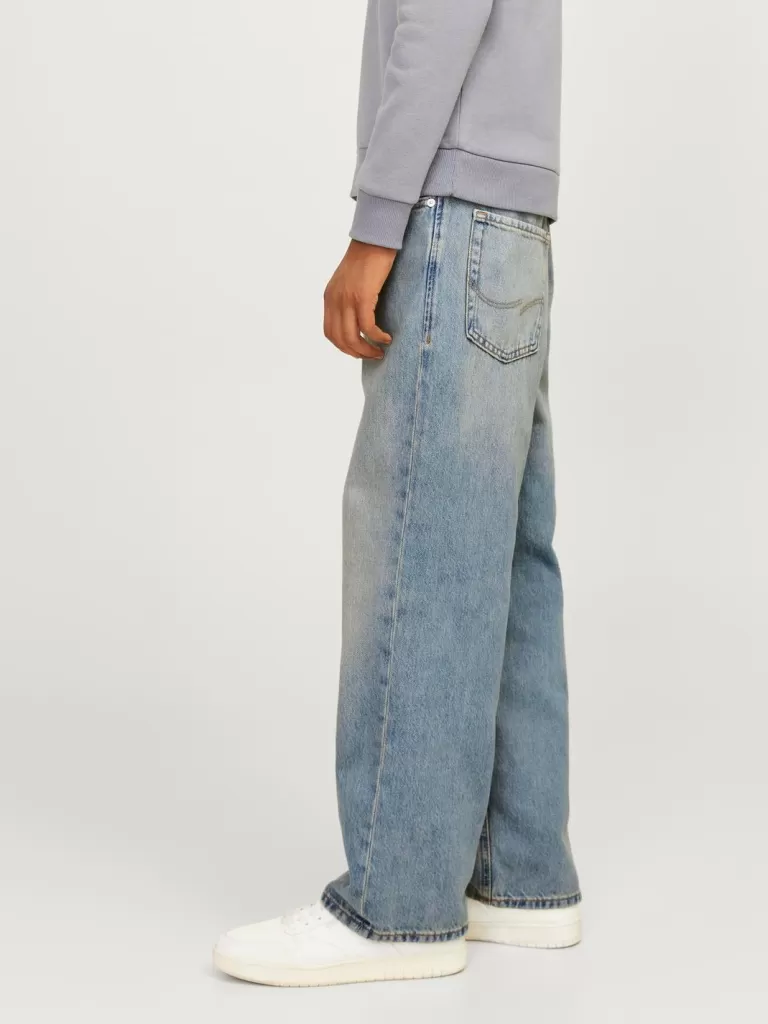 JACK & JONES Bestsellery | Jeansy^JJIALEX JJORIGINAL MF 607 SN JNR Jeansy o kroju baggy Junior Niebieski