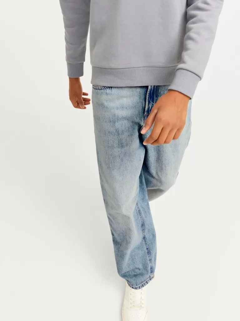 JACK & JONES Bestsellery | Jeansy^JJIALEX JJORIGINAL MF 607 SN JNR Jeansy o kroju baggy Junior Niebieski