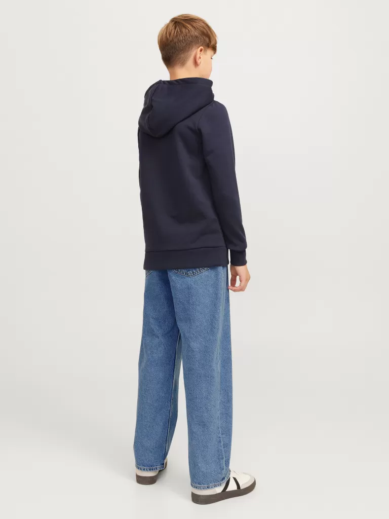JACK & JONES Jeansy^JJIALEX JJORIGINAL SQ 042 JNR Jeansy o kroju baggy Junior Niebieski