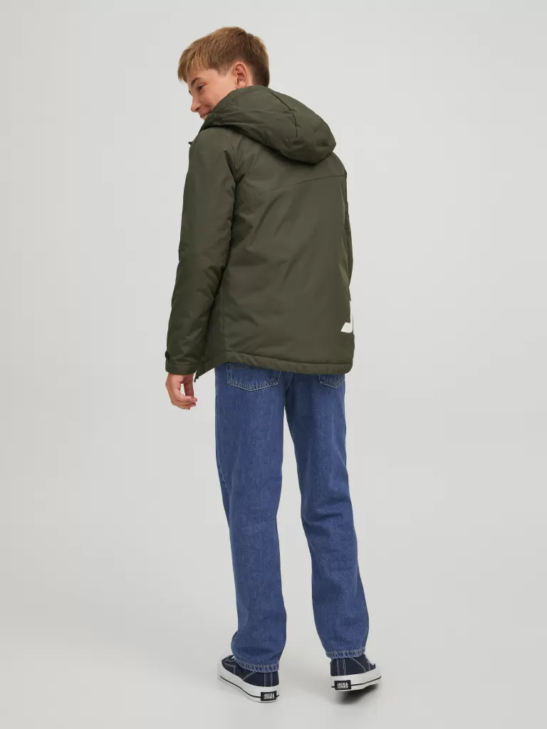 JACK & JONES Jeansy^JJIALEX JJORIGINAL SQ 043 JNR Jeansy o kroju baggy Junior Niebieski