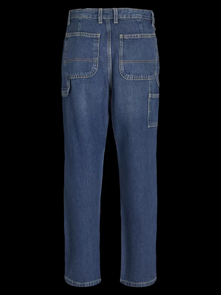 JACK & JONES Jeansy^JJICHRIS JJCARPENTER MF 993 LN JNR Jeansy o swobodnym kroju Junior Niebieski