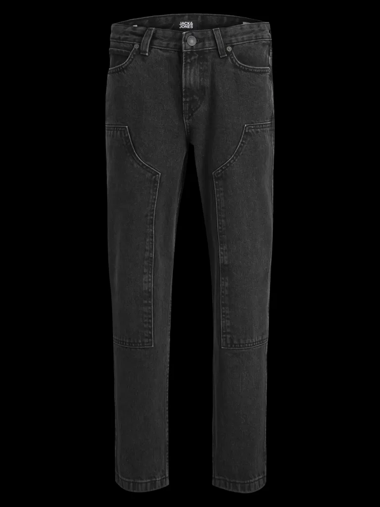 JACK & JONES Jeansy | Wyprzedaż^JJICHRIS JJICARPENTER MF 823 LN JNR Jeansy o swobodnym kroju Junior Czarny