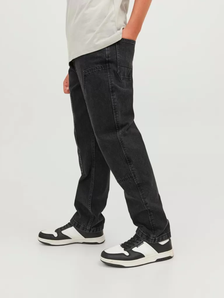 JACK & JONES Jeansy | Wyprzedaż^JJICHRIS JJICARPENTER MF 823 LN JNR Jeansy o swobodnym kroju Junior Czarny
