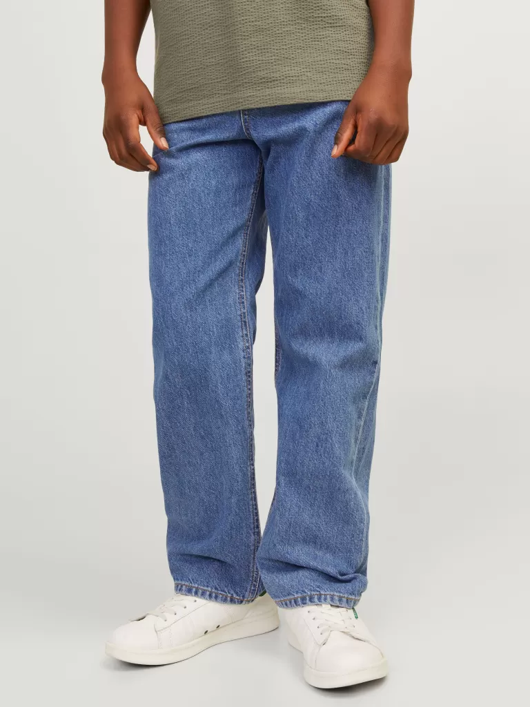 JACK & JONES Jeansy | Wyprzedaż^JJICHRIS JJIORIGINAL SQ 954 JNR Jeansy o swobodnym kroju Junior Niebieski