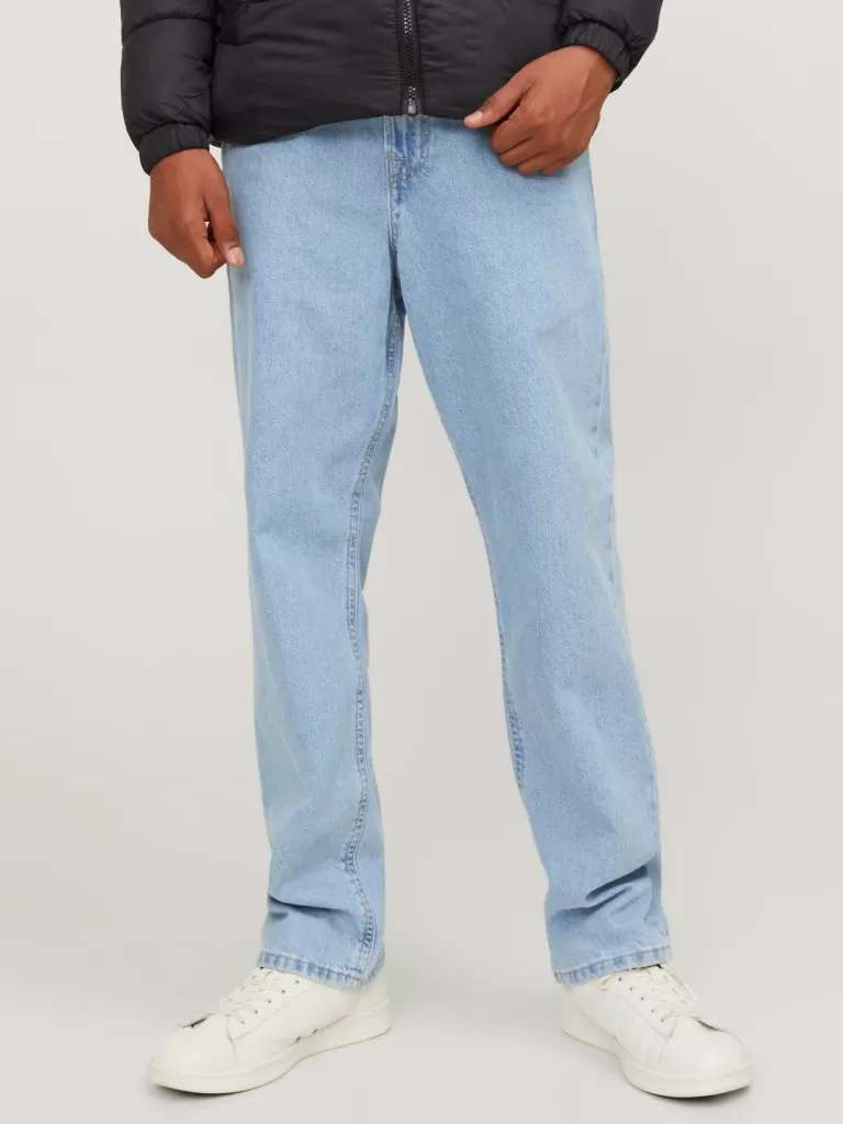 JACK & JONES Jeansy | Wyprzedaż^JJICHRIS JJIORIGINAL SQ 956 JNR Jeansy o swobodnym kroju Junior Niebieski