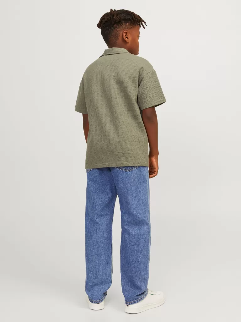 JACK & JONES Jeansy | Wyprzedaż^JJICHRIS JJIORIGINAL SQ 954 JNR Jeansy o swobodnym kroju Junior Niebieski