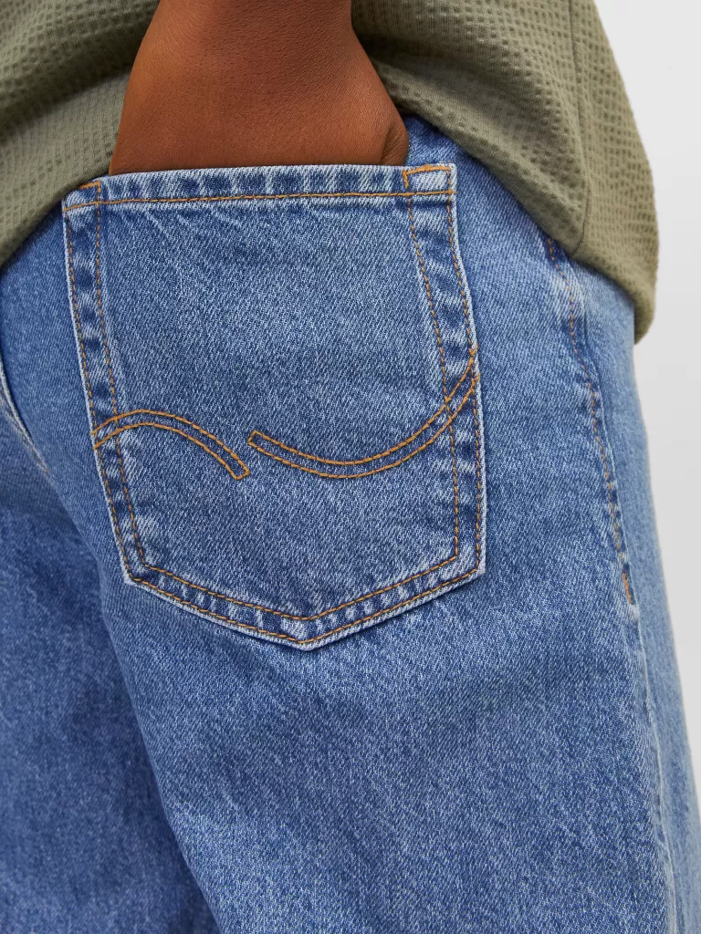 JACK & JONES Jeansy | Wyprzedaż^JJICHRIS JJIORIGINAL SQ 954 JNR Jeansy o swobodnym kroju Junior Niebieski