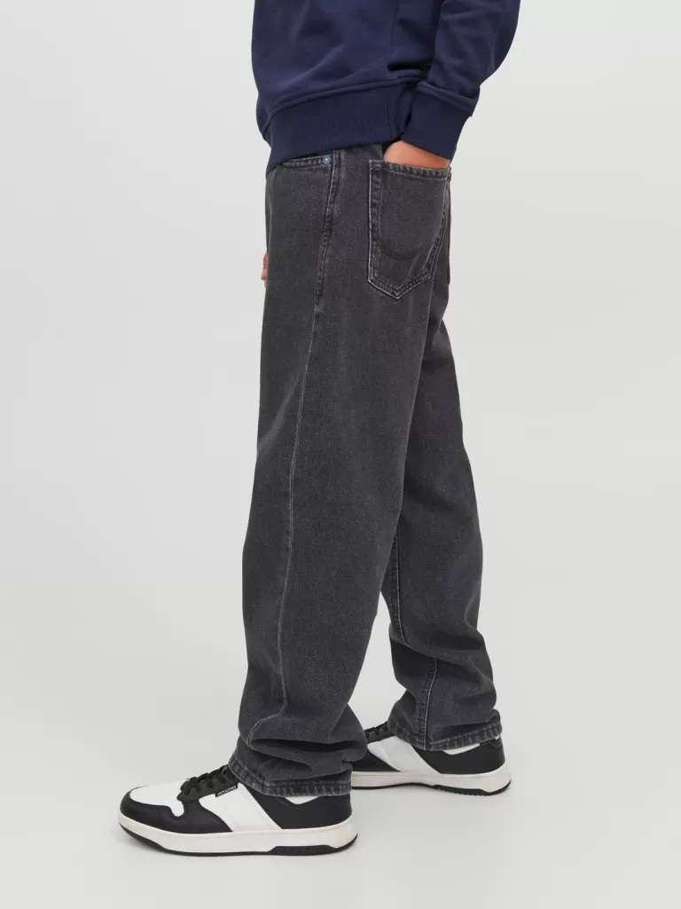 JACK & JONES Jeansy | Wyprzedaż^JJICHRIS JJIORIGINAL SQ 955 JNR Jeansy o swobodnym kroju Junior Czarny