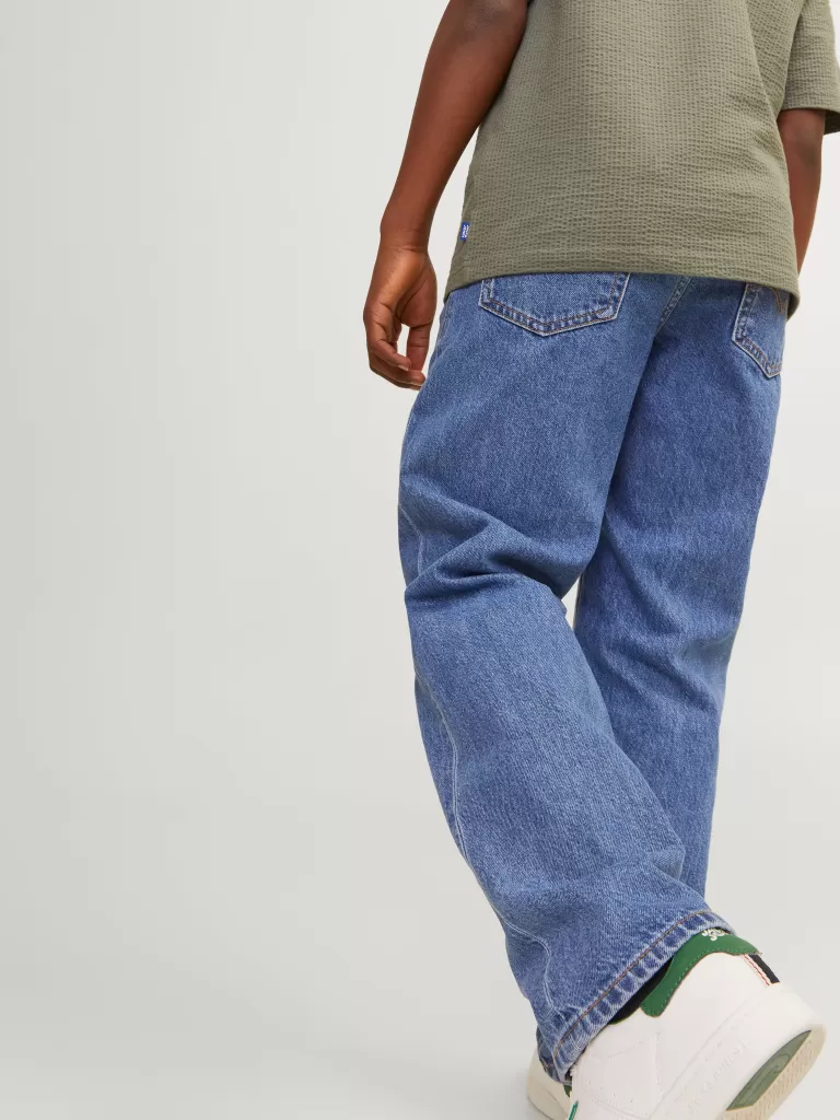 JACK & JONES Jeansy | Wyprzedaż^JJICHRIS JJIORIGINAL SQ 954 JNR Jeansy o swobodnym kroju Junior Niebieski