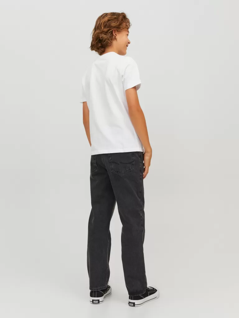 JACK & JONES Bestsellery | Jeansy^JJICHRIS JJORIGINAL AKM 823 NOOS JNR Jeansy o swobodnym kroju Junior Czarny