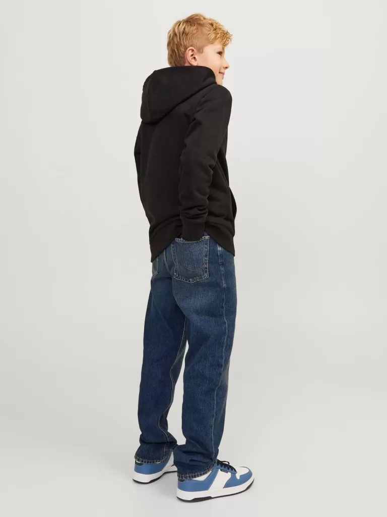 JACK & JONES Jeansy^JJICHRIS JJORIGINAL AKM 993 NOOS JNR Jeansy o swobodnym kroju Junior Niebieski