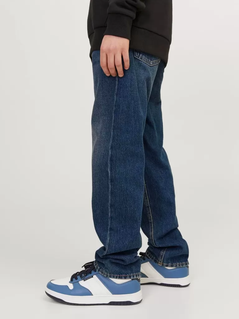 JACK & JONES Jeansy^JJICHRIS JJORIGINAL AKM 993 NOOS JNR Jeansy o swobodnym kroju Junior Niebieski