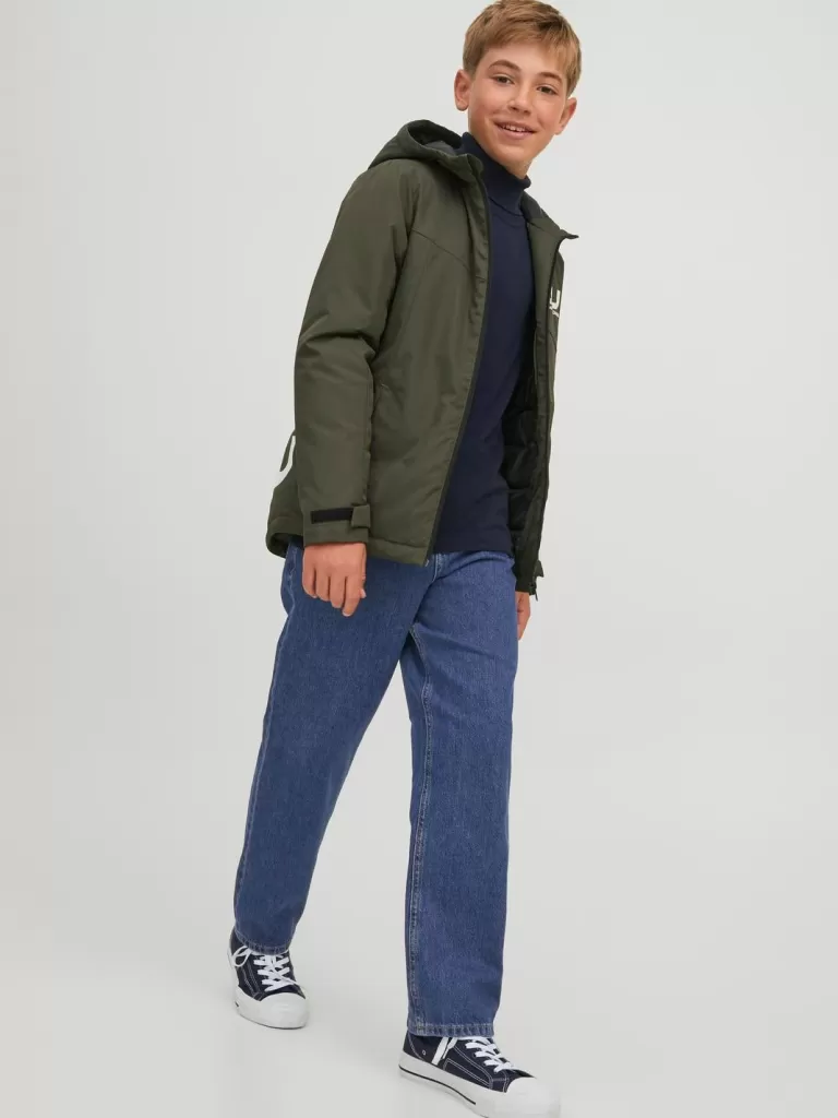 JACK & JONES Bestsellery | Jeansy^JJICHRIS JJORIGINAL AKM 723 NOOS JNR Jeansy o swobodnym kroju Junior Niebieski