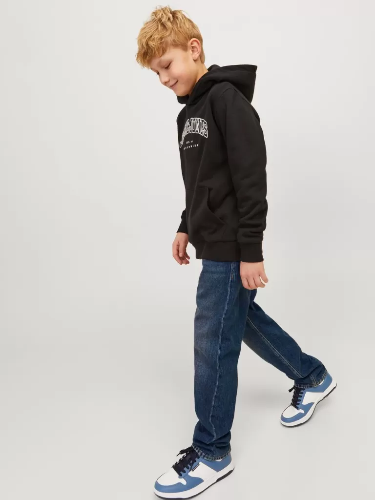JACK & JONES Jeansy^JJICHRIS JJORIGINAL AKM 993 NOOS JNR Jeansy o swobodnym kroju Junior Niebieski
