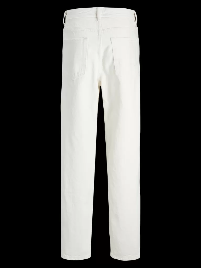 JACK & JONES Jeansy | Wyprzedaż^JJICHRIS JJORIGINAL MF 475 JNR Jeansy o swobodnym kroju Junior Biały