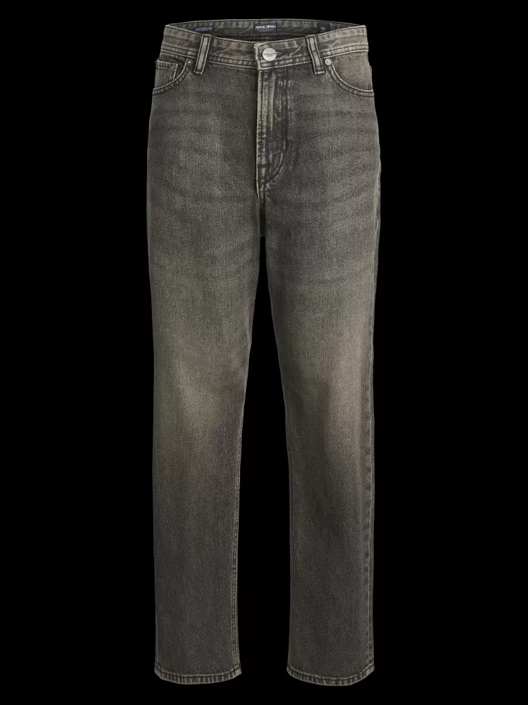 JACK & JONES Bestsellery | Jeansy^JJICHRIS JJORIGINAL MF 045 MNI Jeansy o swobodnym kroju Mini Szary
