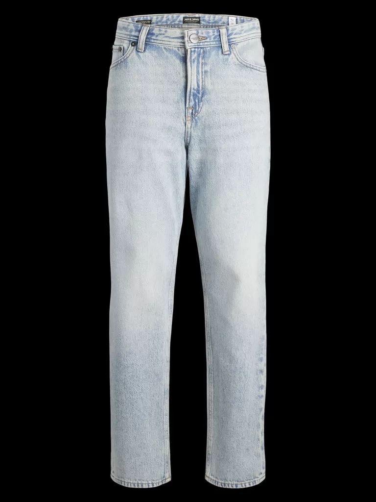 JACK & JONES Jeansy^JJICHRIS JJORIGINAL MF 047 MNI Jeansy o swobodnym kroju Mini Niebieski