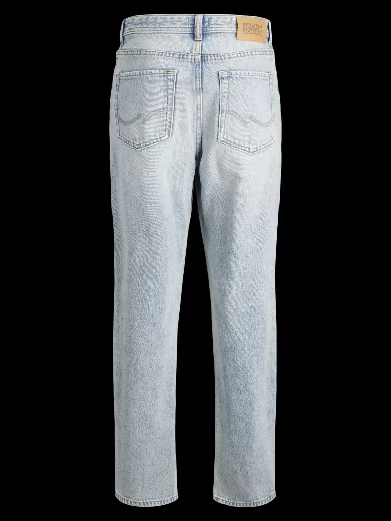 JACK & JONES Jeansy^JJICHRIS JJORIGINAL MF 047 MNI Jeansy o swobodnym kroju Mini Niebieski