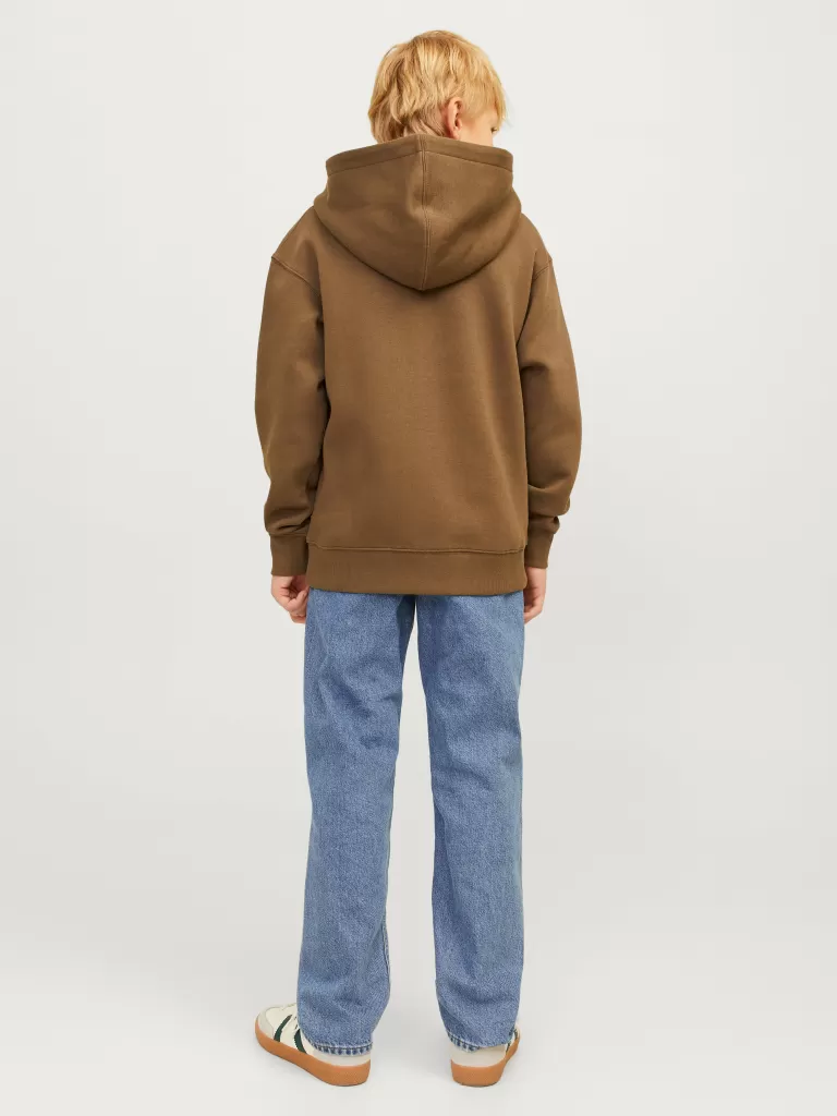 JACK & JONES Jeansy^JJICHRIS JJORIGINAL SQ 735 JNR Jeansy o swobodnym kroju Junior Niebieski