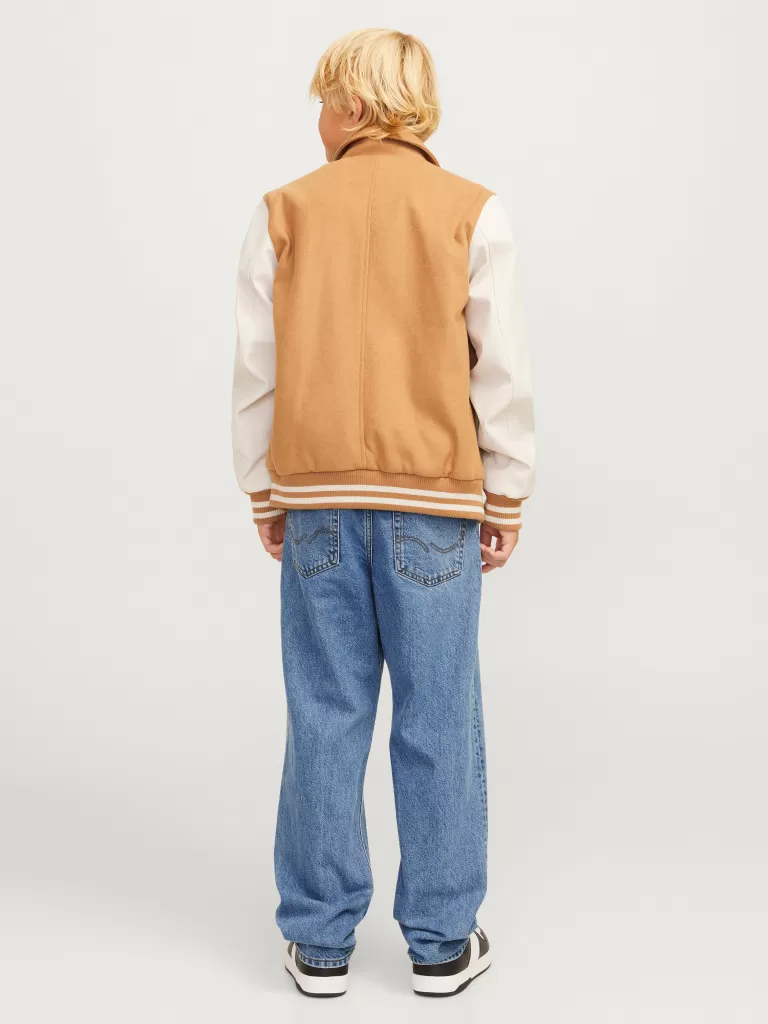 JACK & JONES Bestsellery | Jeansy^JJICHRIS JJORIGINAL SQ 042 JNR Jeansy o swobodnym kroju Junior Niebieski