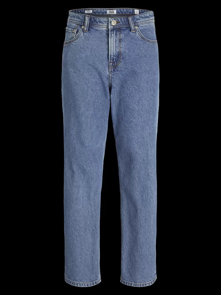 JACK & JONES Bestsellery | Jeansy^JJICHRIS JJORIGINAL SQ 042 JNR Jeansy o swobodnym kroju Junior Niebieski