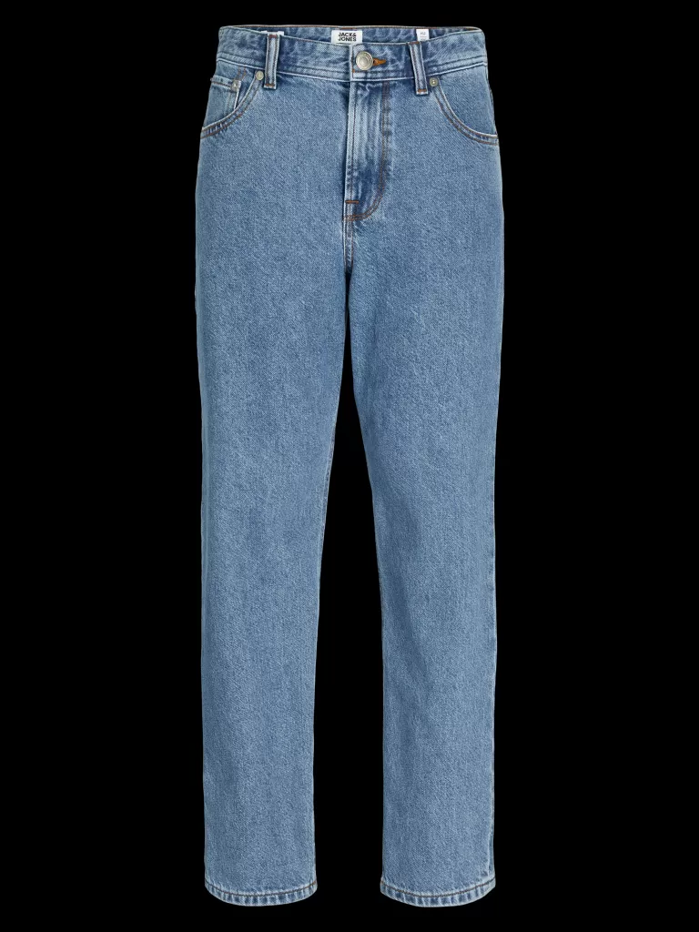 JACK & JONES Jeansy^JJICHRIS JJORIGINAL SQ 036 JNR Jeansy o swobodnym kroju Junior Niebieski