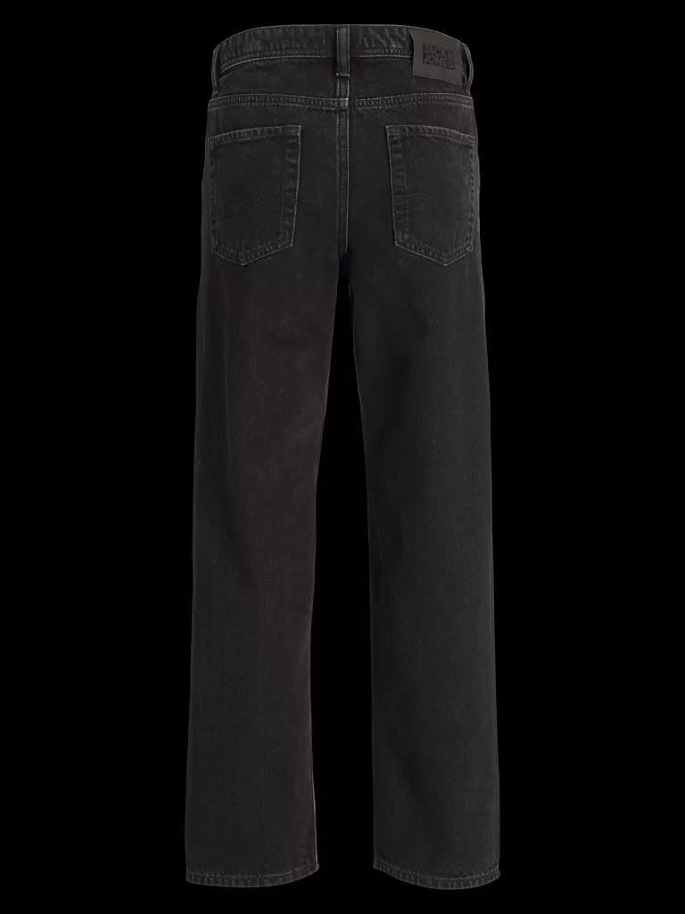 JACK & JONES Jeansy^JJICHRIS JJORIGINAL SQ 041 JNR Jeansy o swobodnym kroju Junior Czarny
