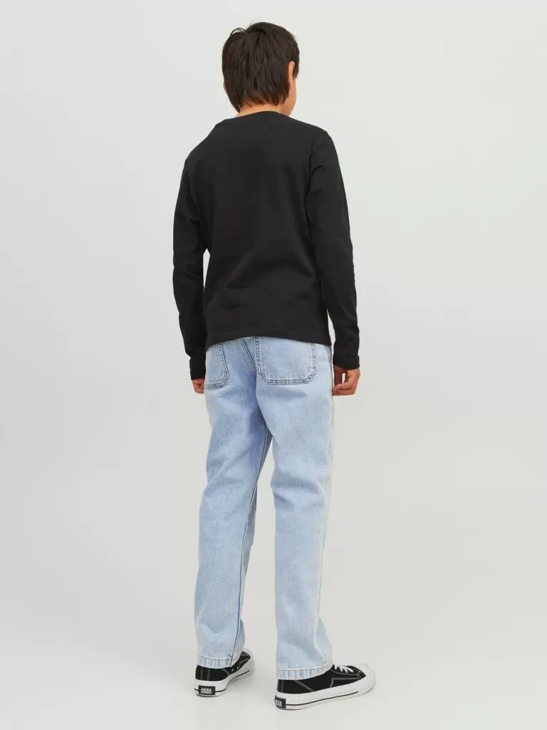 JACK & JONES Jeansy | Wyprzedaż^JJICHRIS JJPAINTER MF 491 JNR Jeansy o swobodnym kroju Junior Niebieski