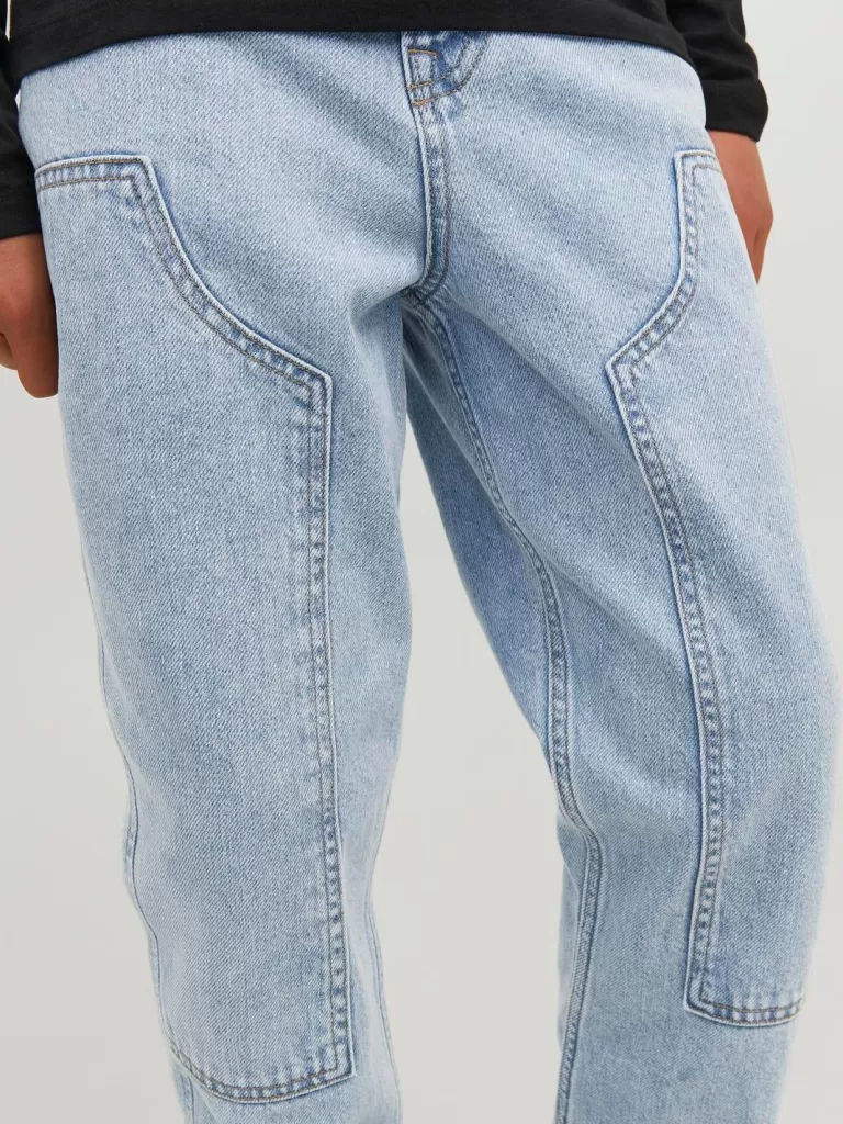 JACK & JONES Jeansy | Wyprzedaż^JJICHRIS JJPAINTER MF 491 JNR Jeansy o swobodnym kroju Junior Niebieski