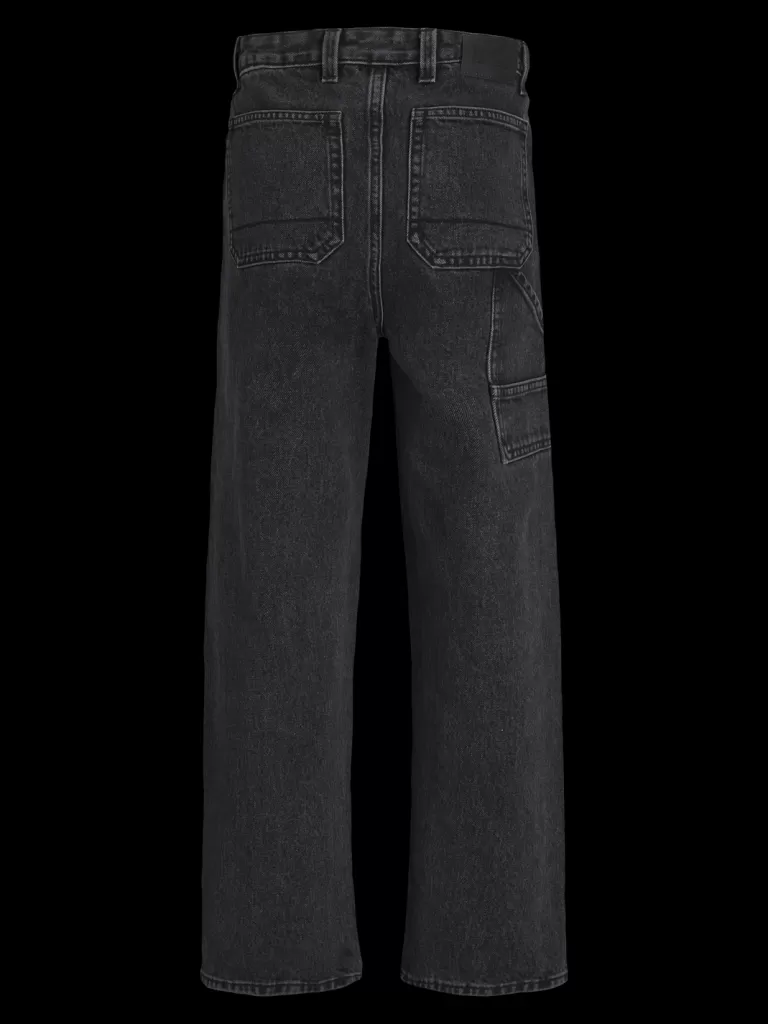 JACK & JONES Jeansy | Wyprzedaż^JJICHRIS JJUTILITY MF 823 JNR Jeansy o swobodnym kroju Junior Czarny