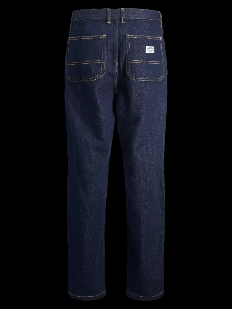 JACK & JONES Jeansy^JJICHRIS JJWORKER MF 043 JNR Jeansy o swobodnym kroju Junior Niebieski