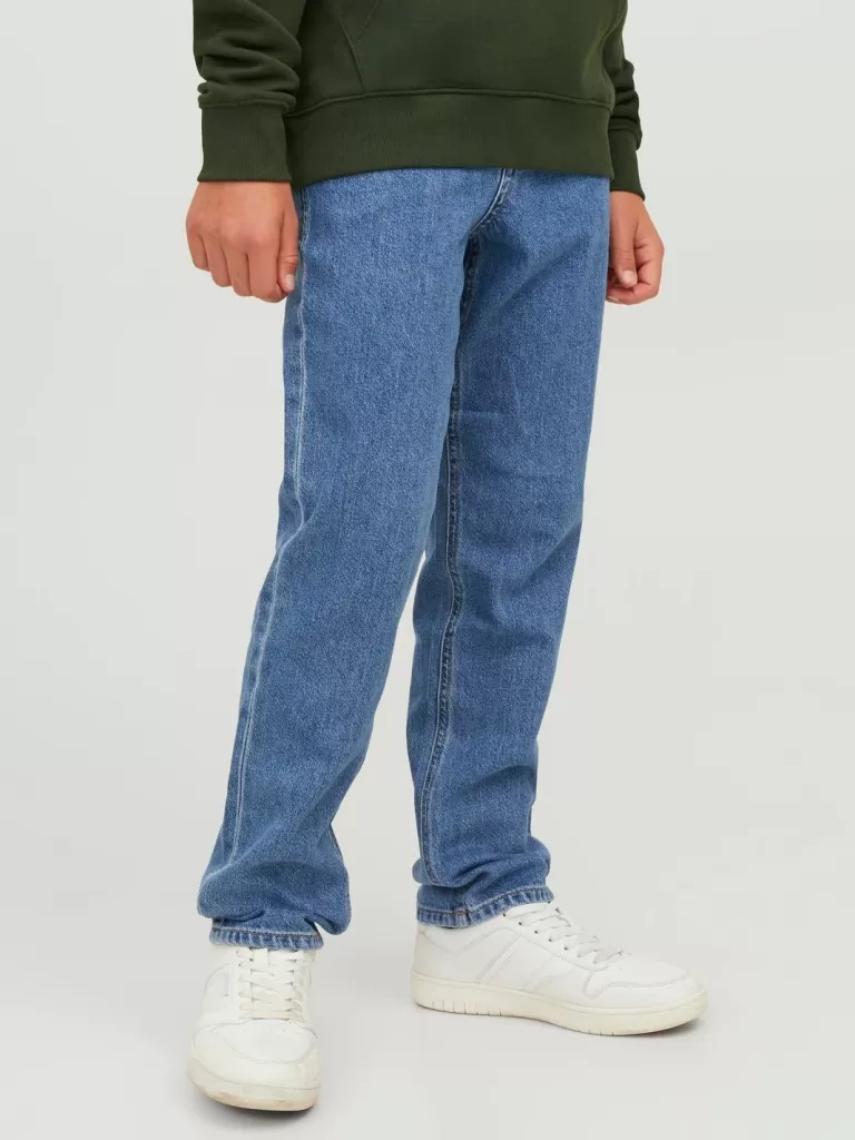 JACK & JONES Jeansy^JJICLARK JJORIGINAL AKM NOOS 412 JNR Krój regularny Junior Niebieski
