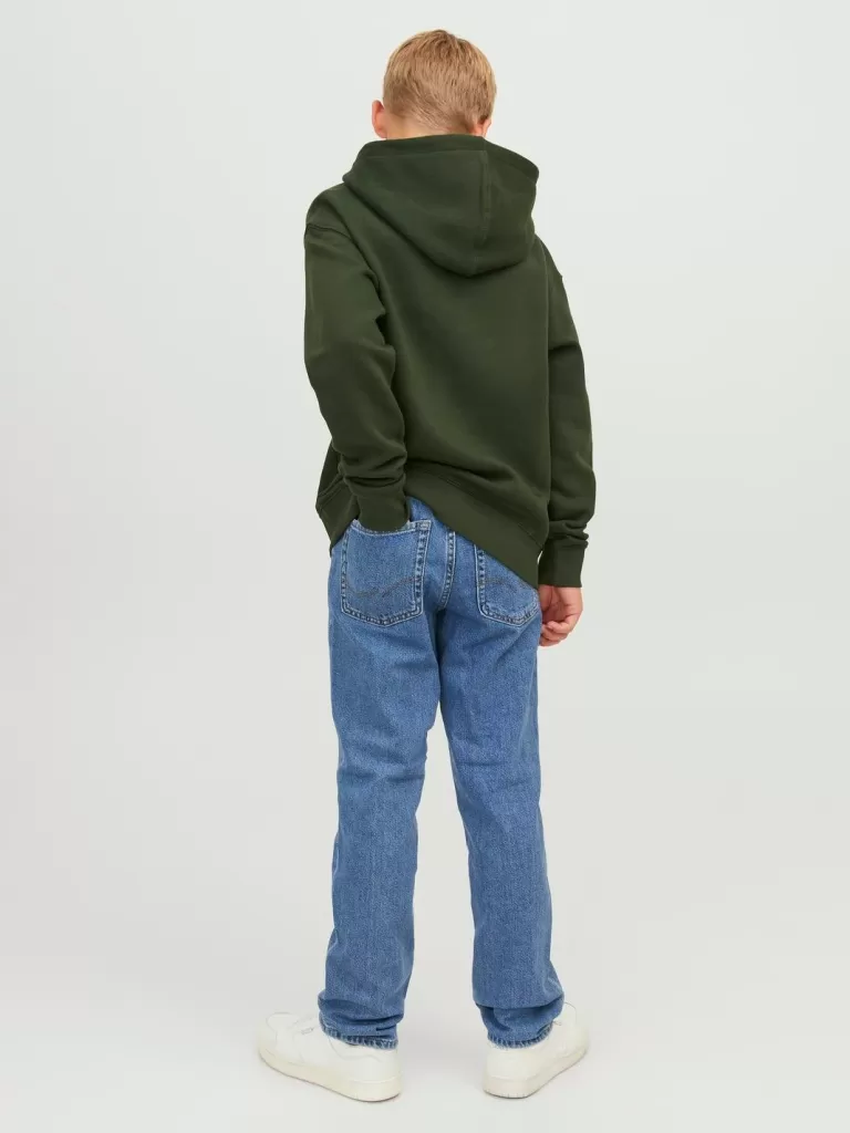JACK & JONES Jeansy^JJICLARK JJORIGINAL AKM NOOS 412 JNR Krój regularny Junior Niebieski