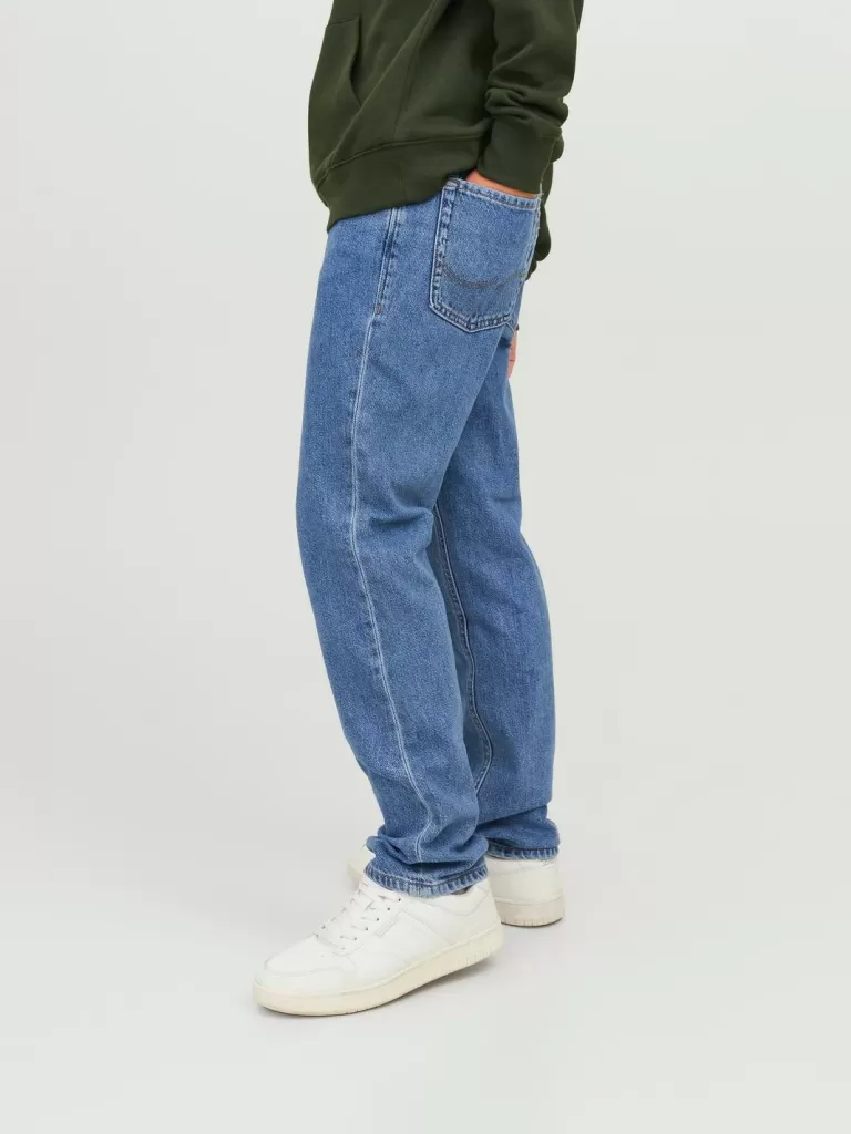 JACK & JONES Jeansy^JJICLARK JJORIGINAL AKM NOOS 412 JNR Krój regularny Junior Niebieski