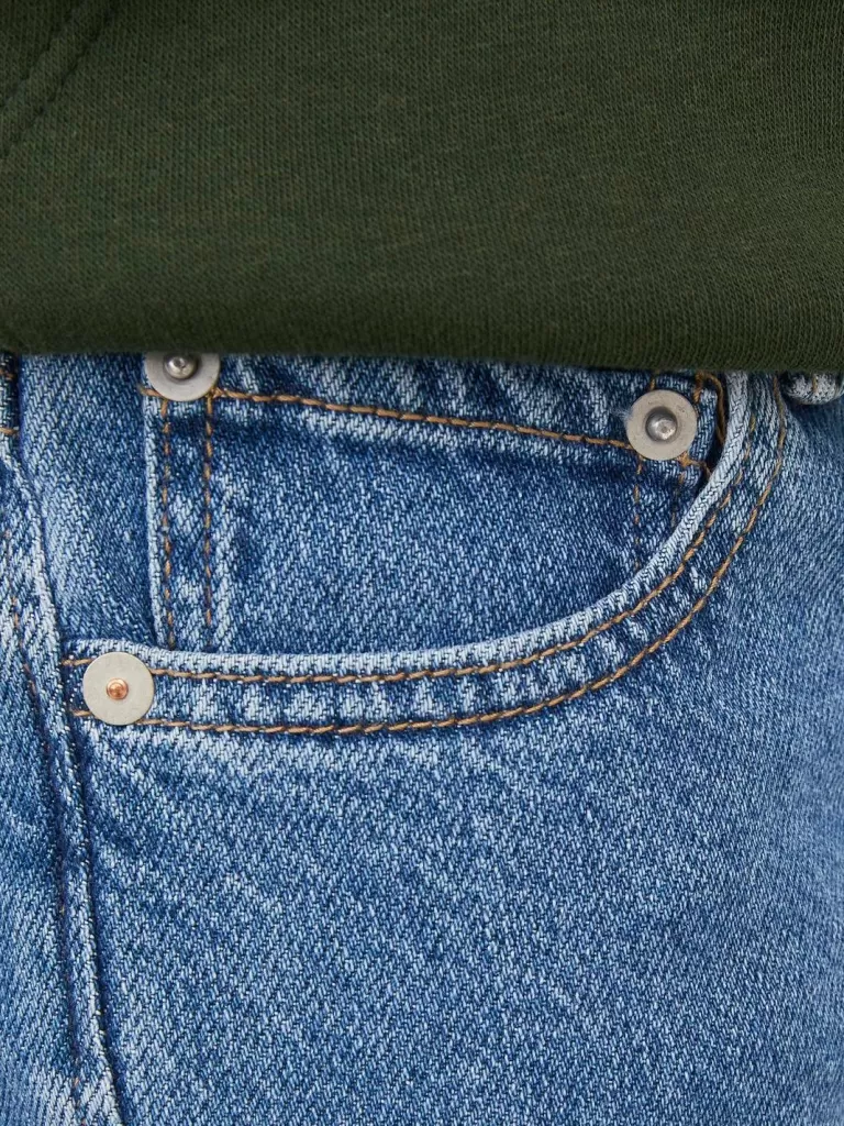 JACK & JONES Jeansy^JJICLARK JJORIGINAL AKM NOOS 412 JNR Krój regularny Junior Niebieski