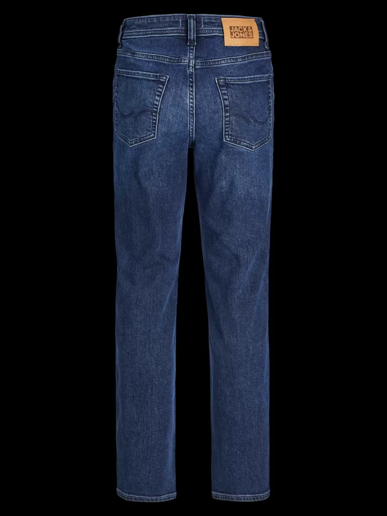 JACK & JONES Jeansy^JJICLARK JJORIGINAL AM 384 SN JNR Krój regularny Junior Niebieski