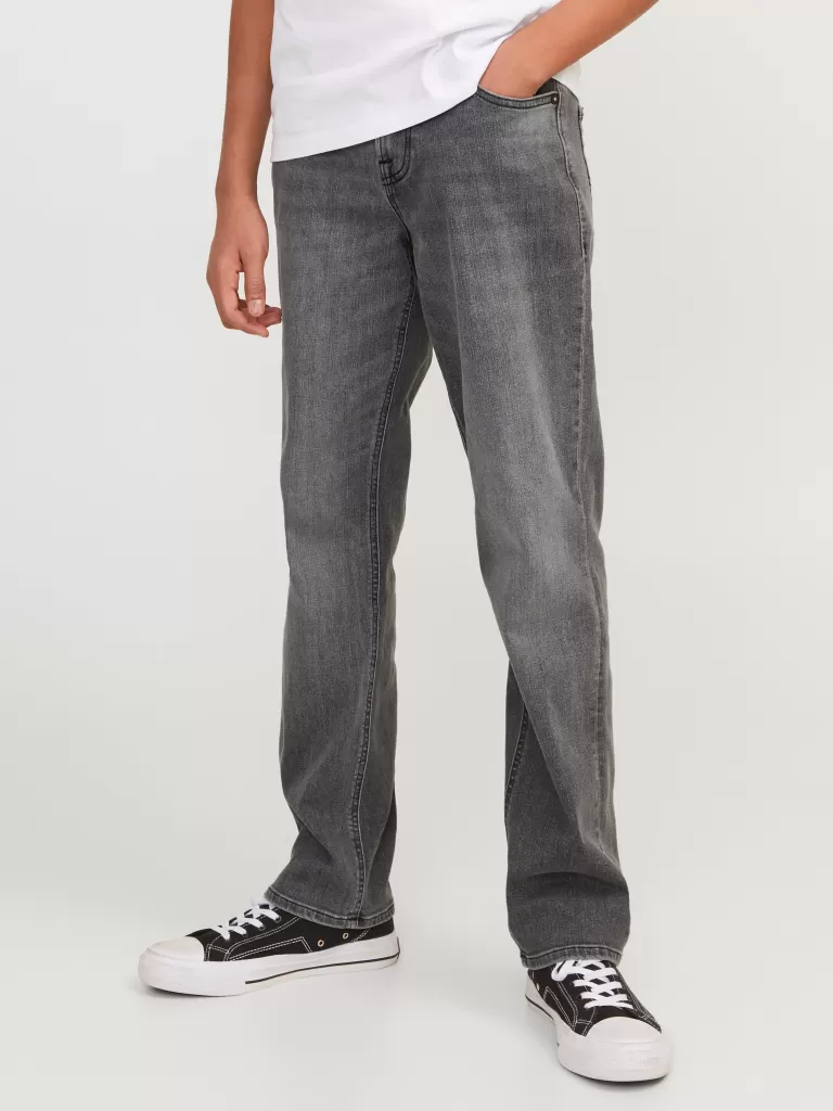 JACK & JONES Bestsellery | Jeansy^JJICLARK JJORIGINAL SQ 349 NOOS JNR Krój regularny Junior Szary