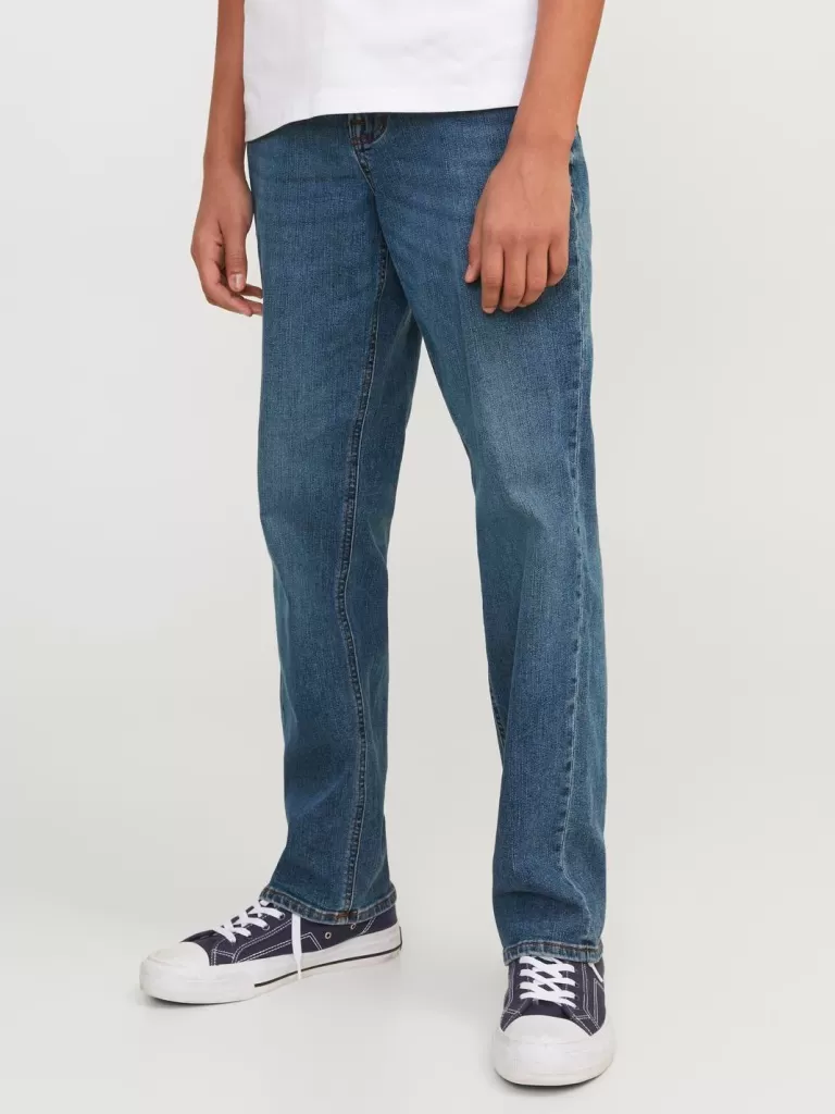 JACK & JONES Jeansy^JJICLARK JJORIGINAL SQ 223 NOOS JNR Krój regularny Junior Niebieski